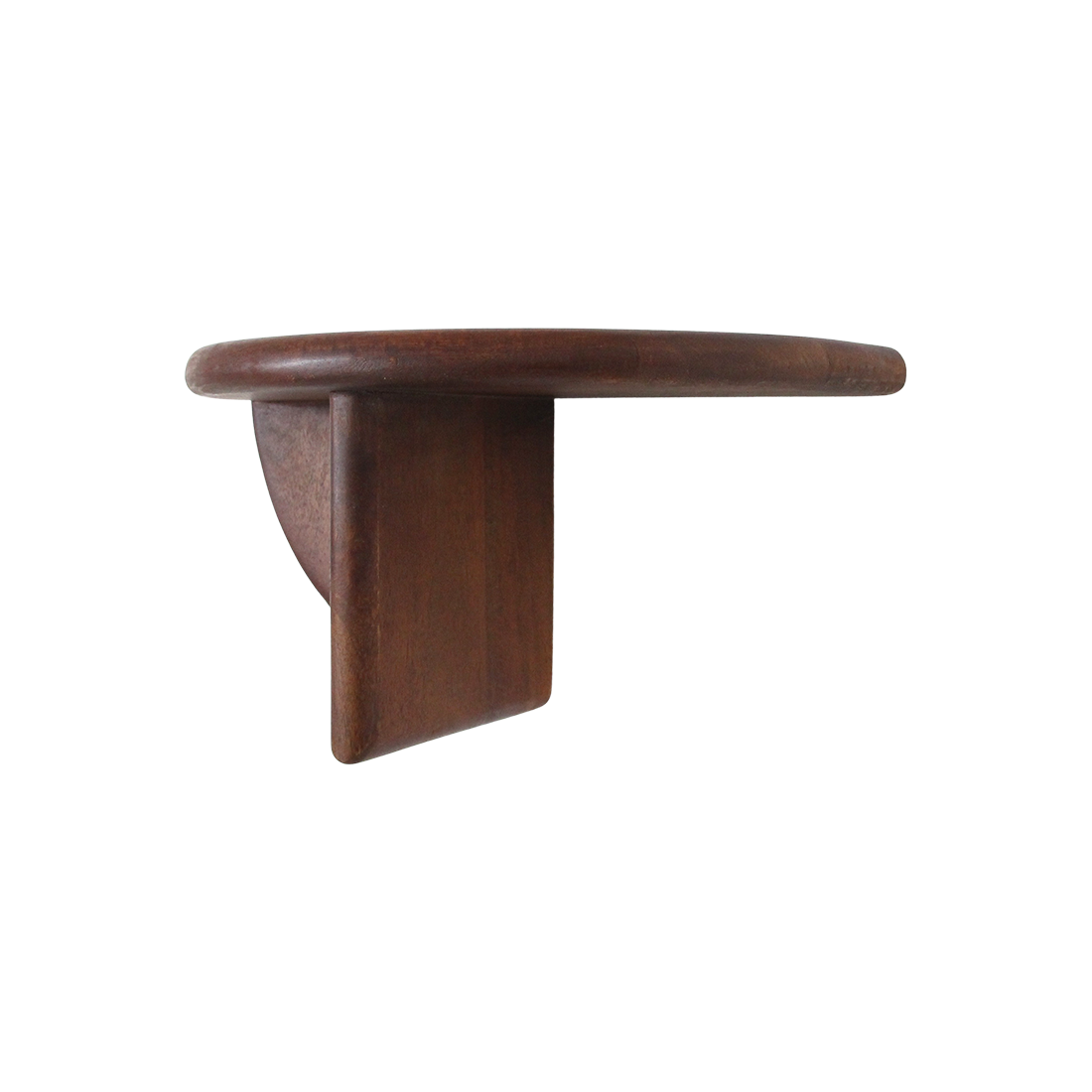 Bullnose mangohouten wandplank - 38x19x19 cm
