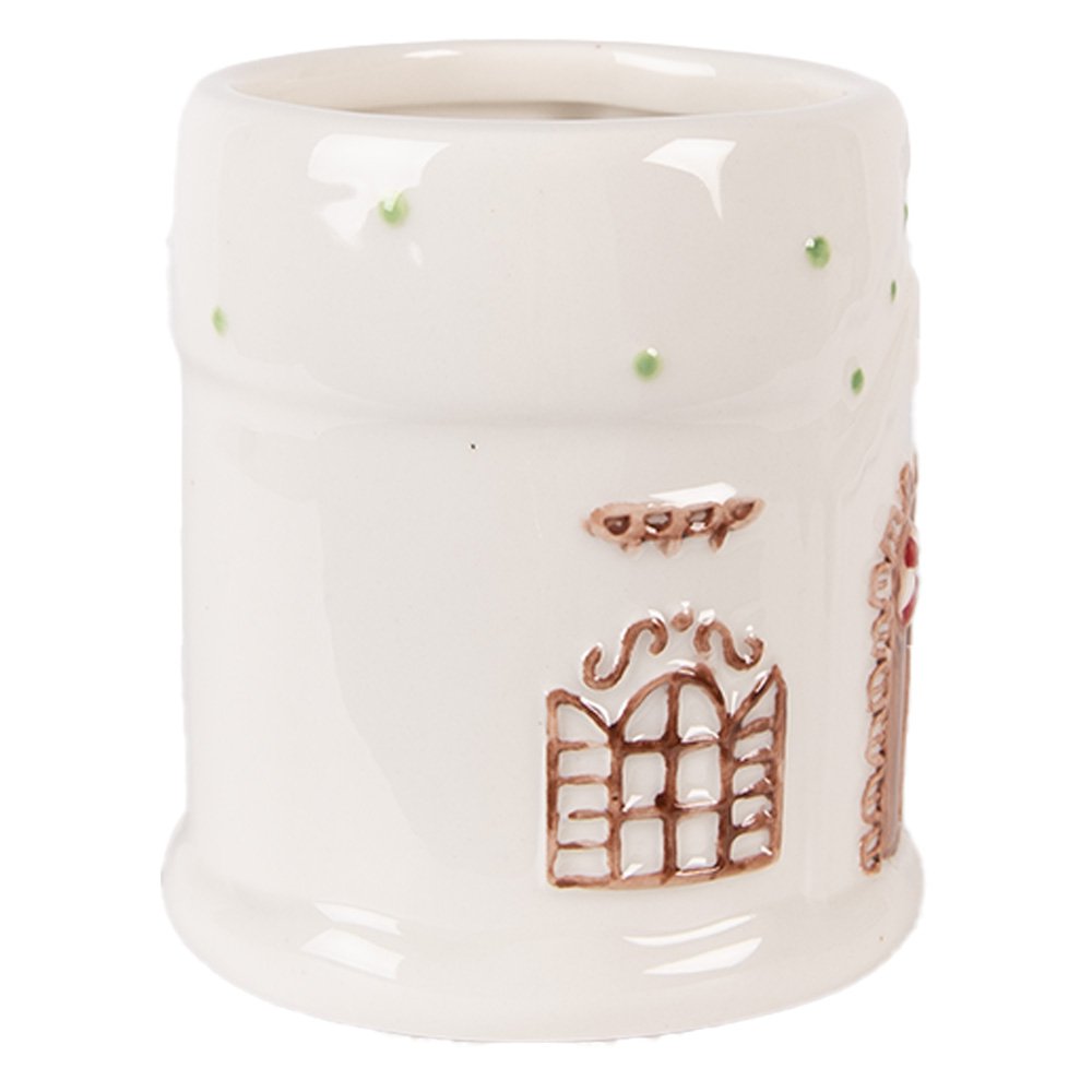 Mok Gingerbread house 400 ml Wit Keramiek