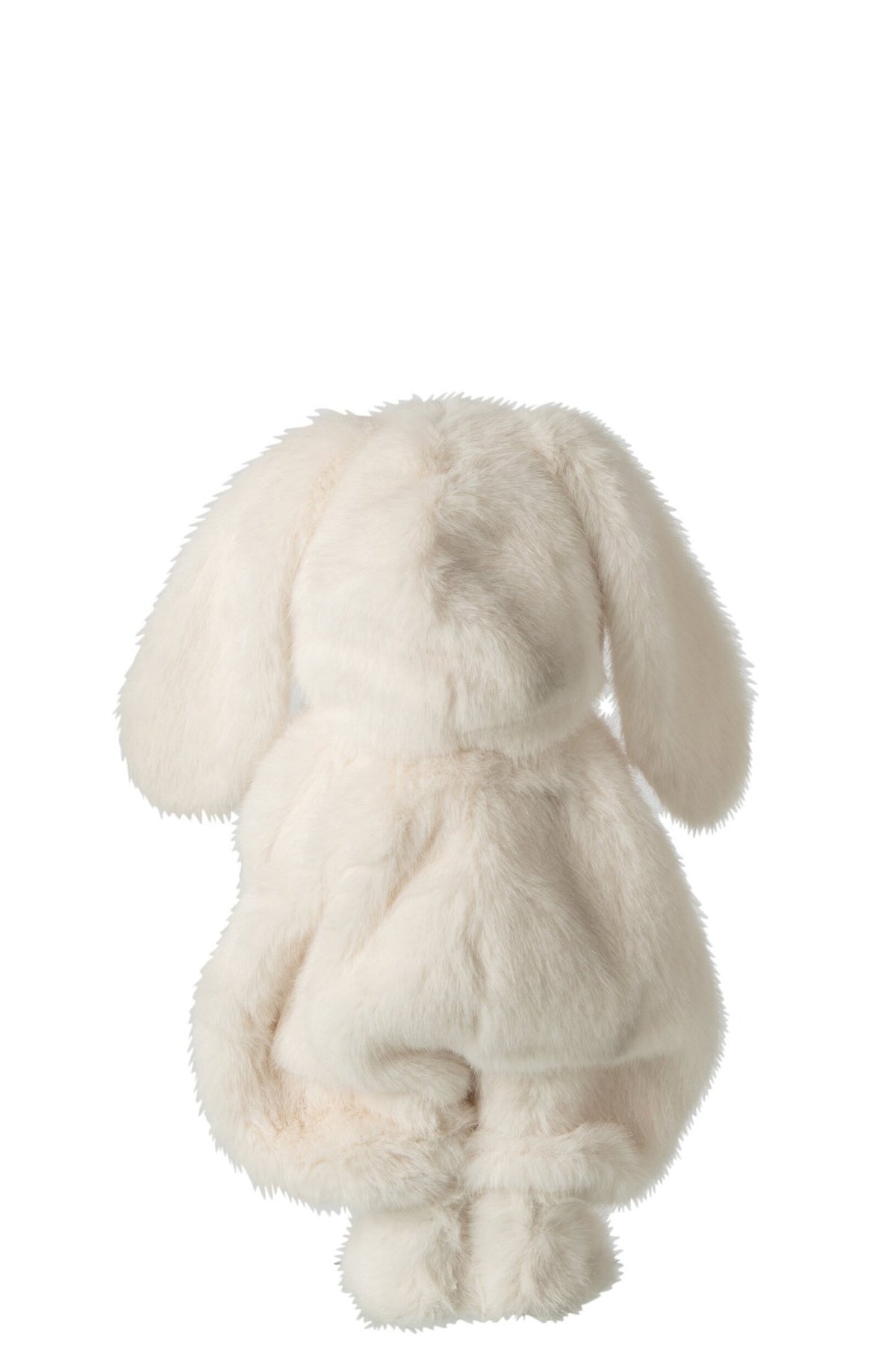 J-Line Kind met konijn en haan - polyester - wit