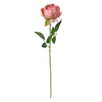 Kunstbloem Roos 62 cm Roze Kunststof