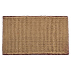 Kokosmat handgeweven hart rood 75cm