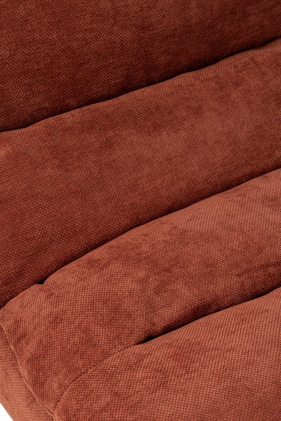J-Line Gecomprimeerde chaise longue - schuim - roest