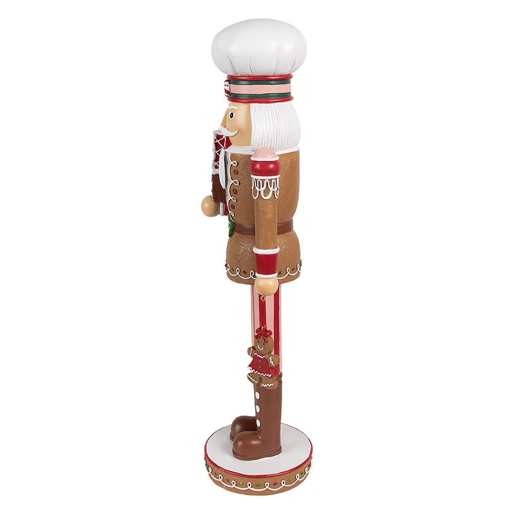Decoratie Beeld Notenkraker 13x12x46 cm Bruin Kunststof