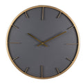 Wandklok Ø 45 cm Grijs MDF Muurklok