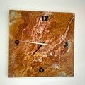 XL Wandklok Bruin Onyx