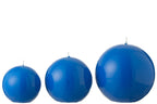 J-Line Kaars Bol Was Fluo Blauw - 50 Uur