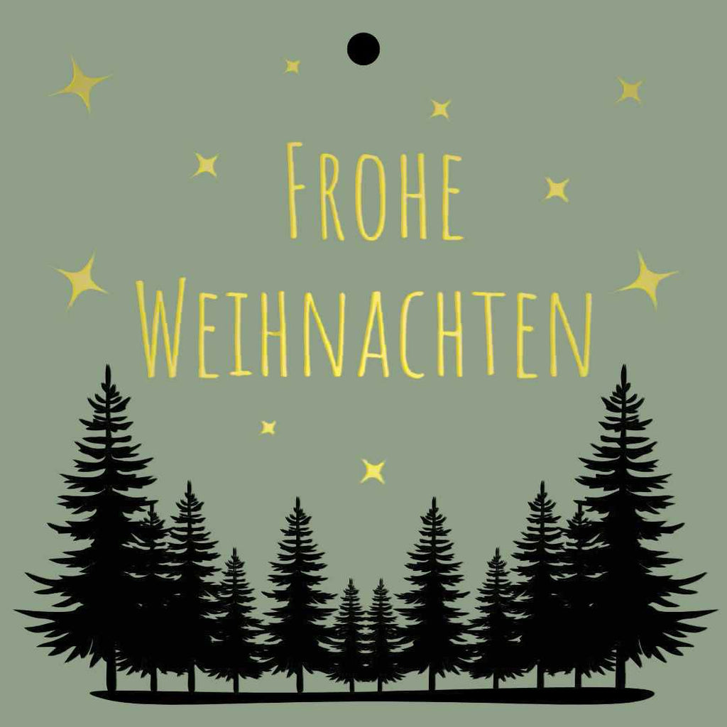 Cadeaukaartje – “Frohe Weihnachten” – 20 Stuks