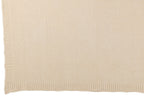 J-Line deken Chenille - polyester - ecru