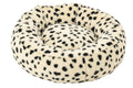 J-Line Kattenmand met dalmatiërmotief - polyester - wit/zwart