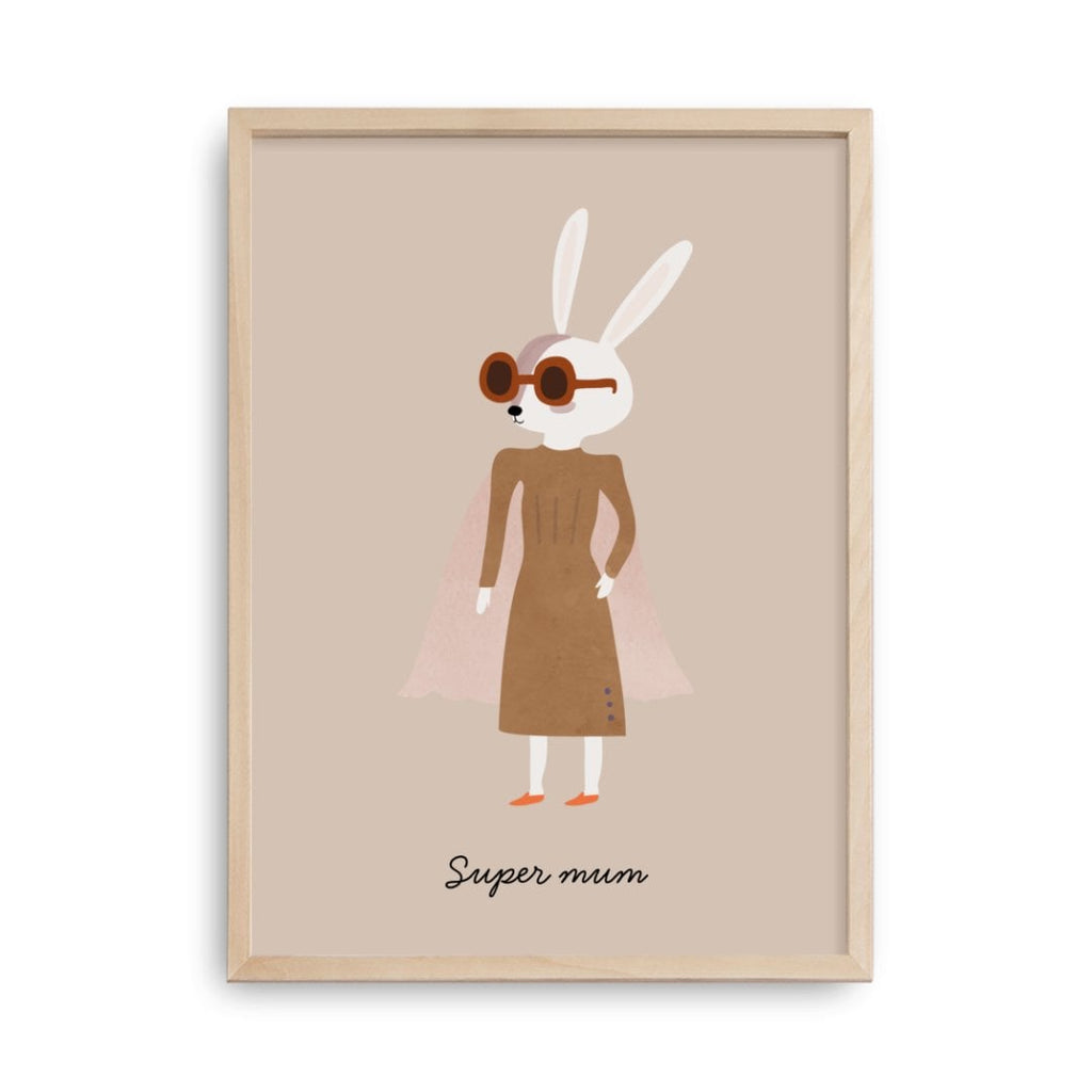 Super Mum-poster, ecopapier en verpakking