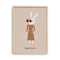 Super Mum-poster, ecopapier en verpakking