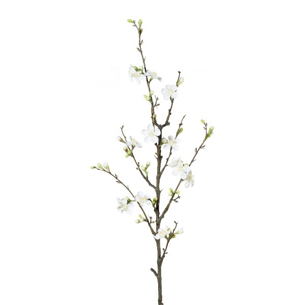 Kunsttak fruitbloesem 86cm wit