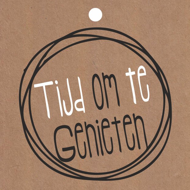 Cadeau kaartjes - Tijd om te genieten - 20 stuks