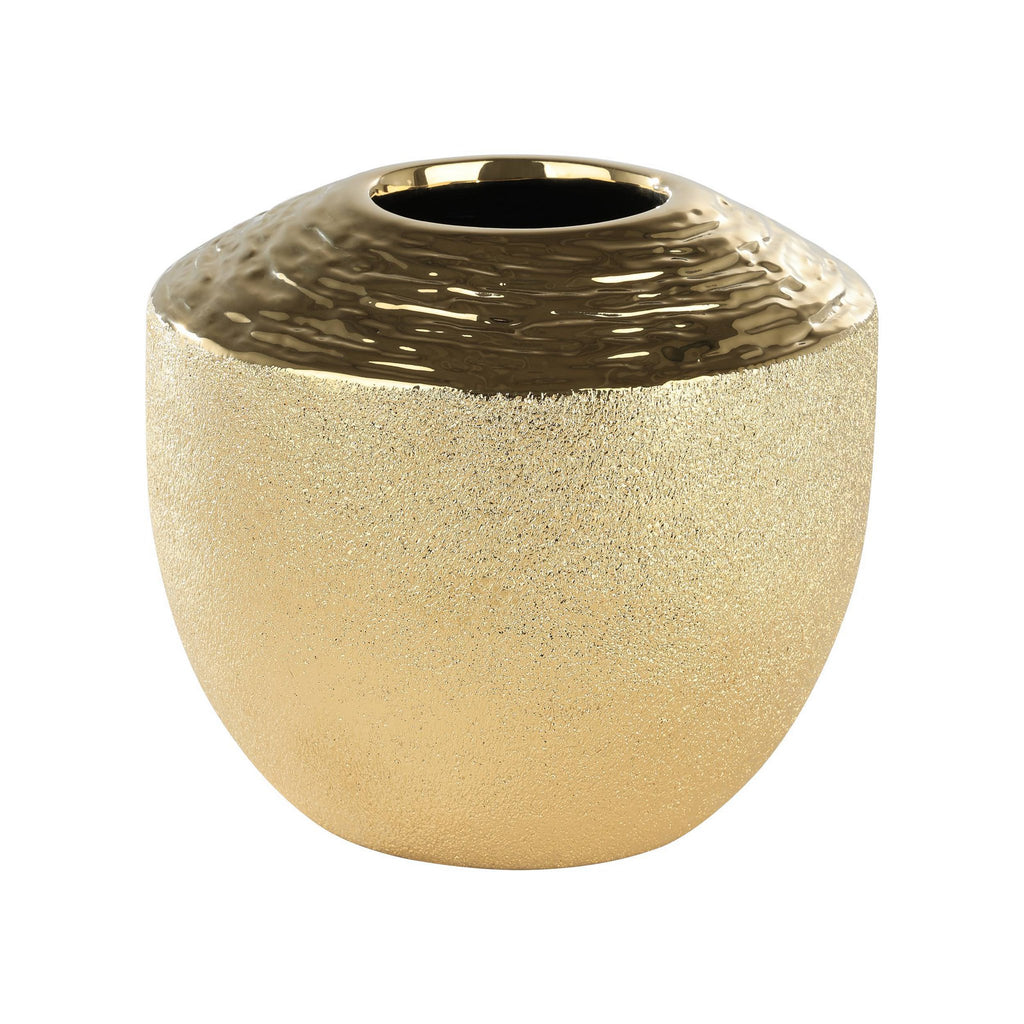 Vaas Aramberri Goud 19x17 cm