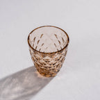 Glas 27cl oker Prisma - Set van 4