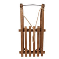 Decoratie Slee 62x31x20 cm Bruin Hout