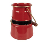 Decoratie Emmer 12x10x16 cm Rood Metaal