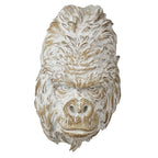 Beeld aap 30 cm bruin met polyresin