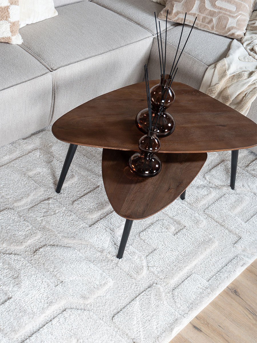 Vloerkleed Liana Creme 160 x 230 cm