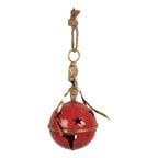 Kerstdecoratie Beeld Bel Ø 16x32 cm Rood Metaal