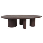 Salontafel Amir 140 x 80 cm - Espresso Mangohout