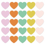 Spring '25 Hearts cadeaustickers op rol - 500 stuks