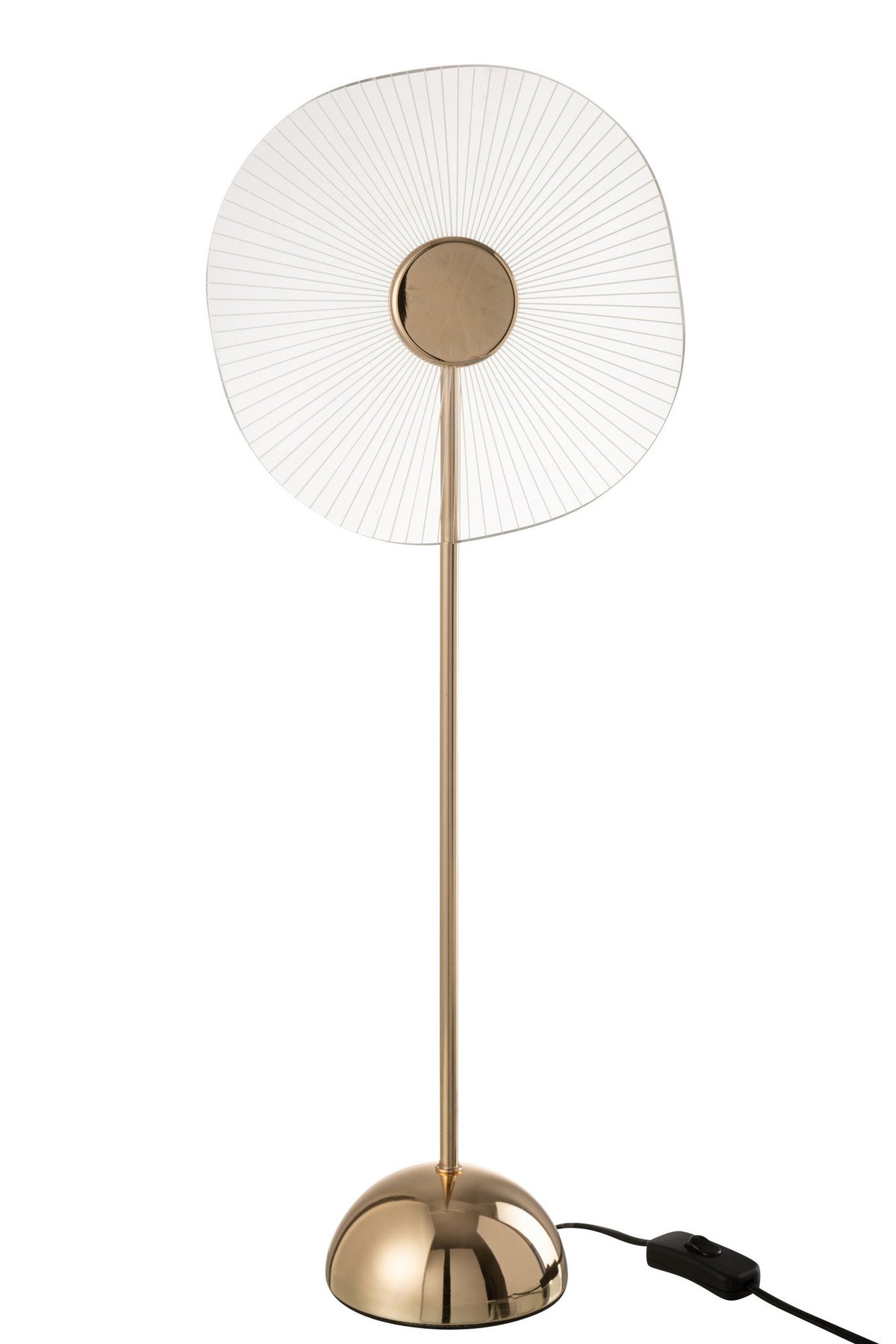 J-Line Tafellamp Led Bloem Metaal/Plastiek Goud Large