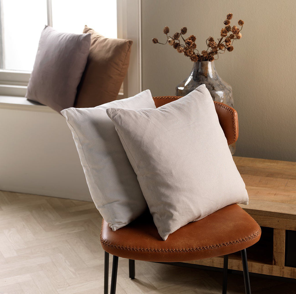 Dutch Decor James - Cushion 45x45 cm Driftwood - taupe