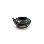 Theepot 80cl bladeren goud/blauw My Tea