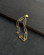 Schakelarmband met gouden munt