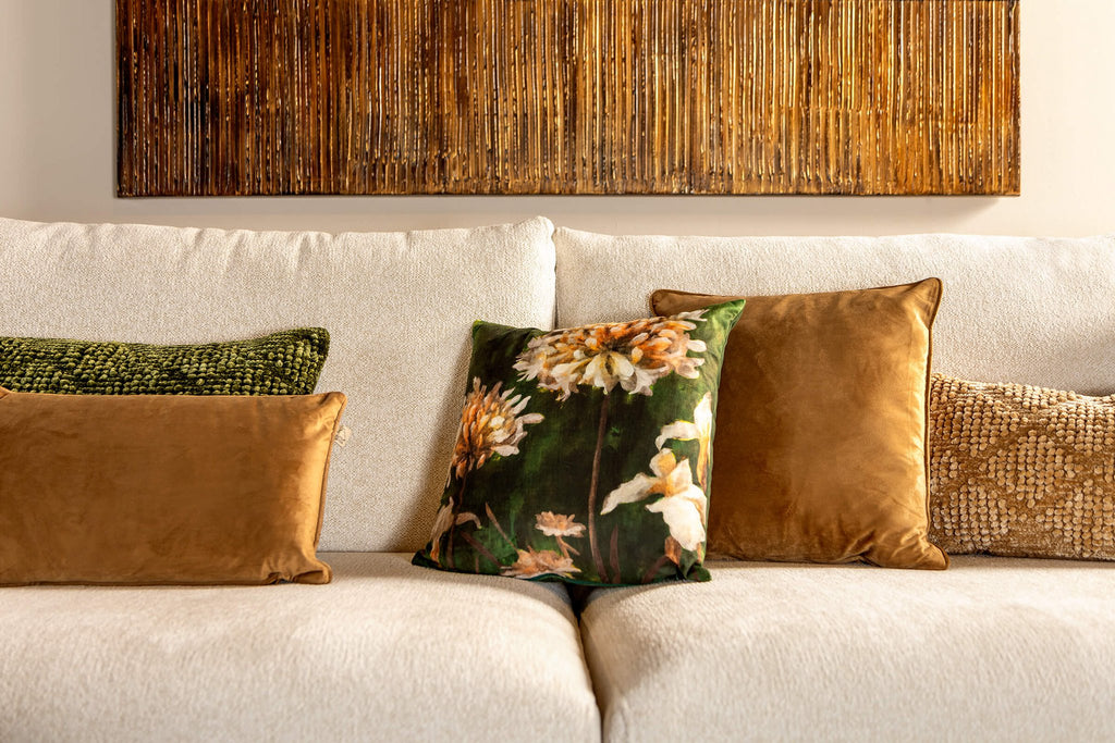 Nederlands decor Alyssa - Cushion 45x45 cm - Mayfly - Green