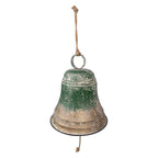 Kerstdecoratie Beeld Bel Ø 42x46 cm Groen Metaal