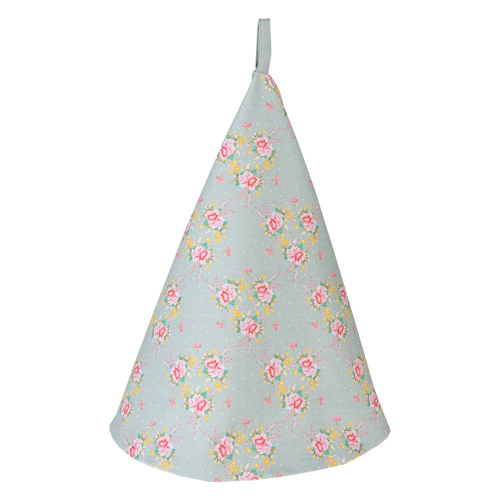Theedoek Ø 80 cm Groen Katoen Bloemen Keukenhanddoek