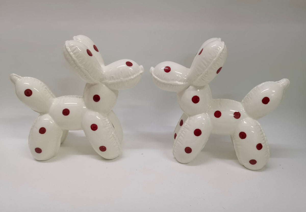 Ballonhondje van keramiek W/R