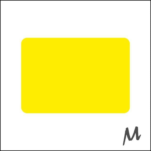 Blanco etiketten - 36x25mm - fluor geel - 1000 st