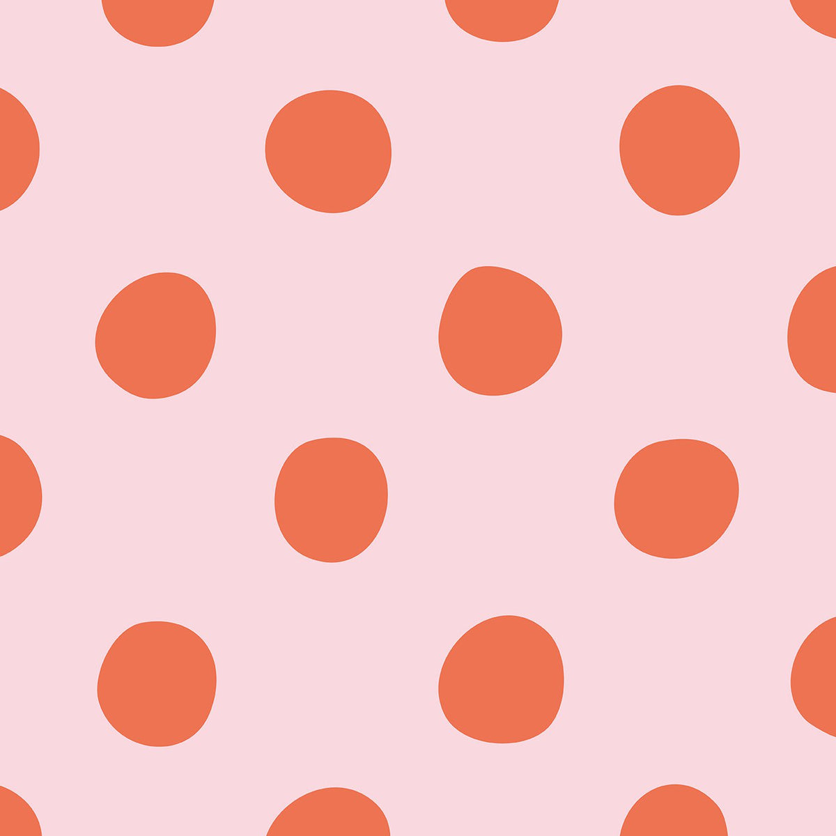 Pretty Polkadots - Zijdepapier vellen 50x70cm - roze/rood