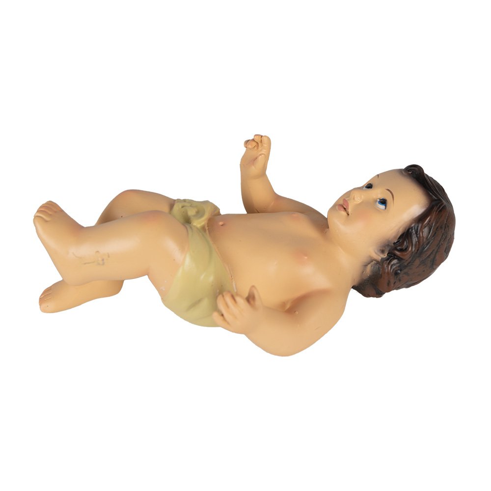 Decoratie Beeld Jezus 20x15x37 cm Beige Kunststof