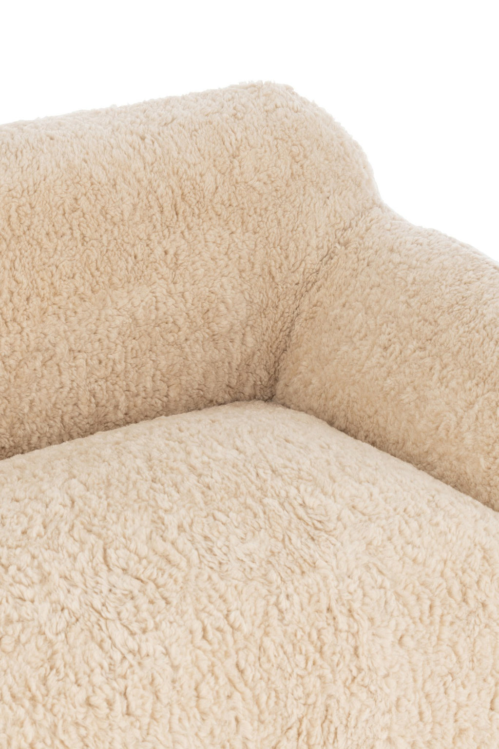 J-Line Bankschaap Polyester Creme Large