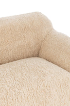 J-Line Bankschaap Polyester Creme Large