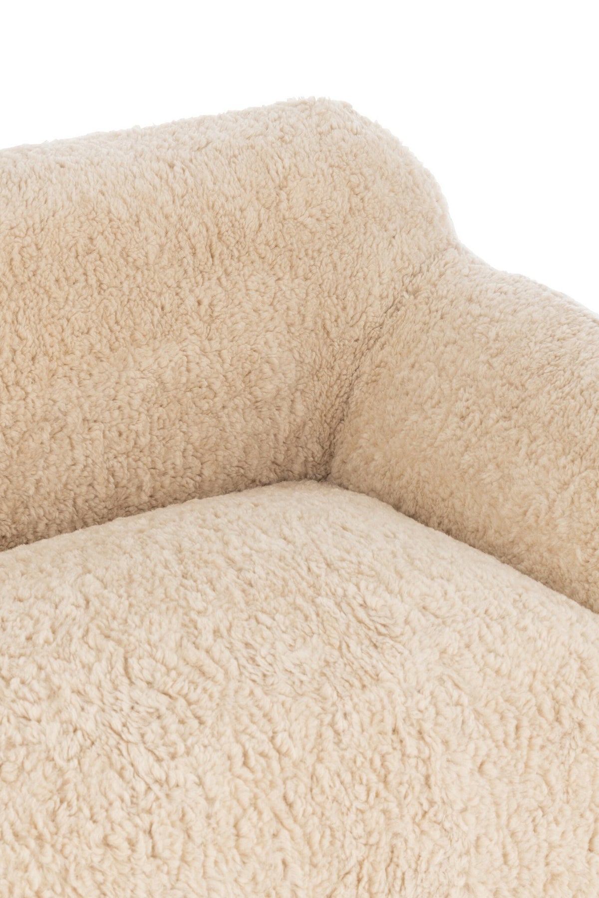 J-Line Bankschaap Polyester Creme Large