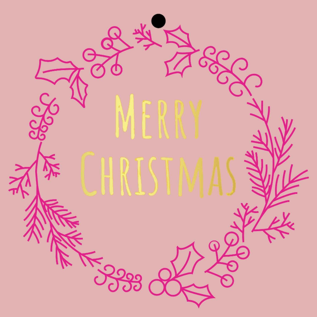 Cadeaukaartje – “Merry Christmas” – 20 Stuks