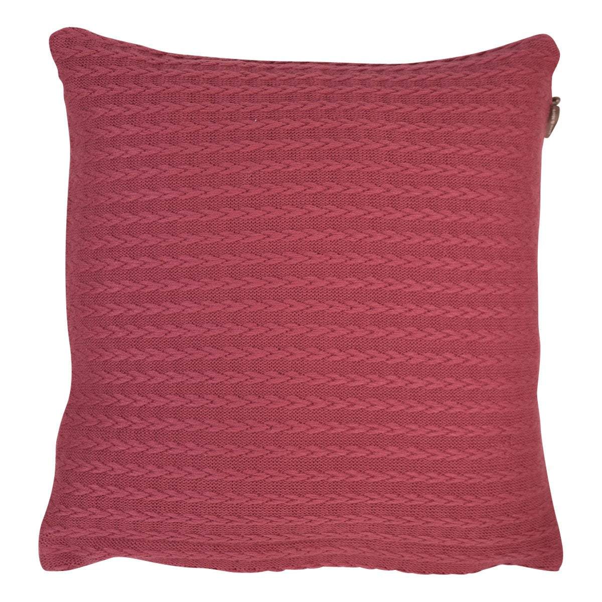 Kussen Fijne kabel 45x45 mauve