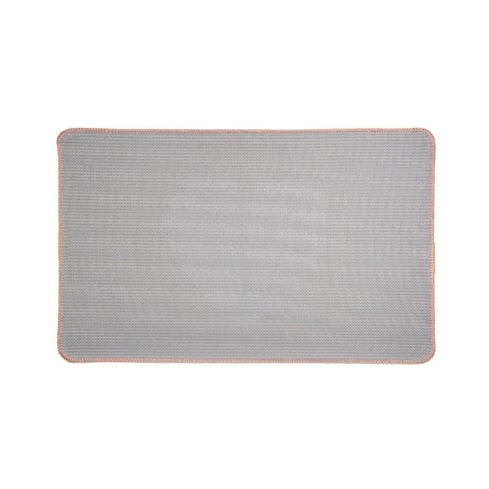 Badmat 78x48x1 cm Roze Polyester Hart