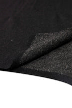 Men Angora sjaal zwart-grey
