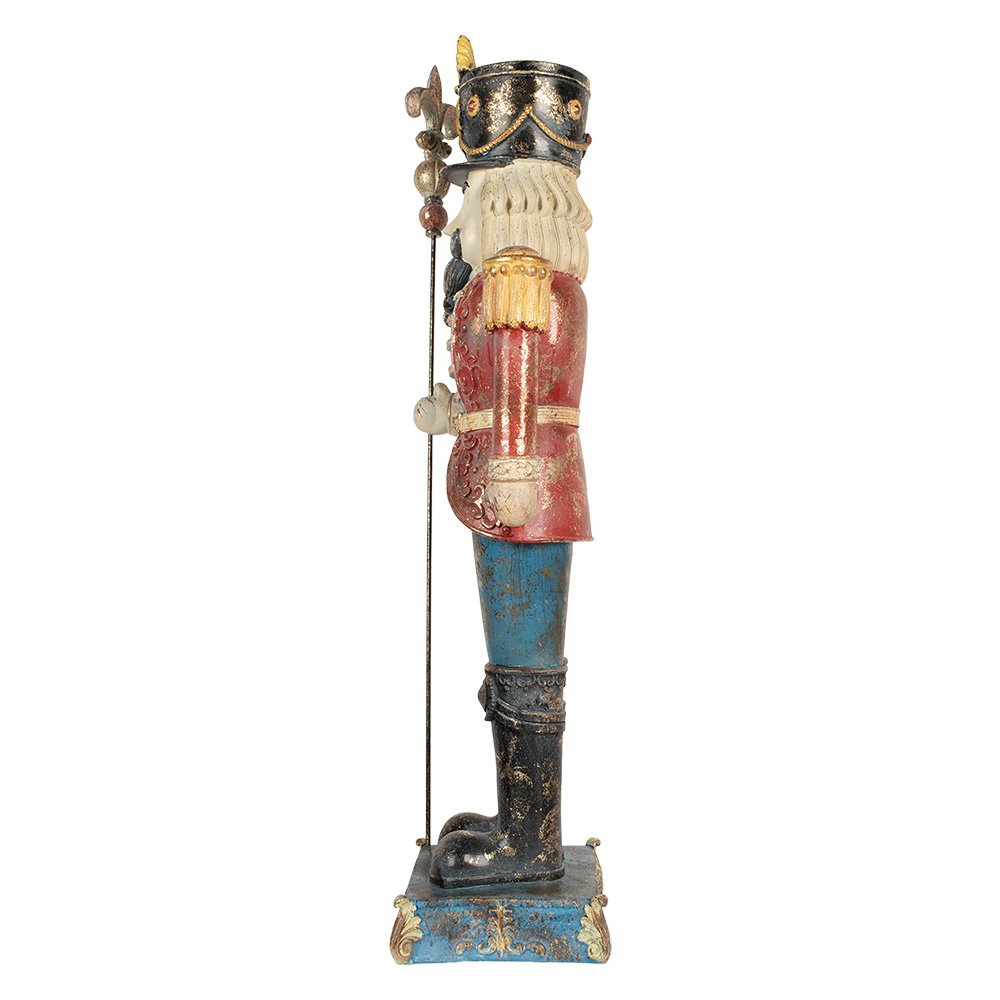 Beeld Notenkraker 31x23x99 cm Blauw Kunststof