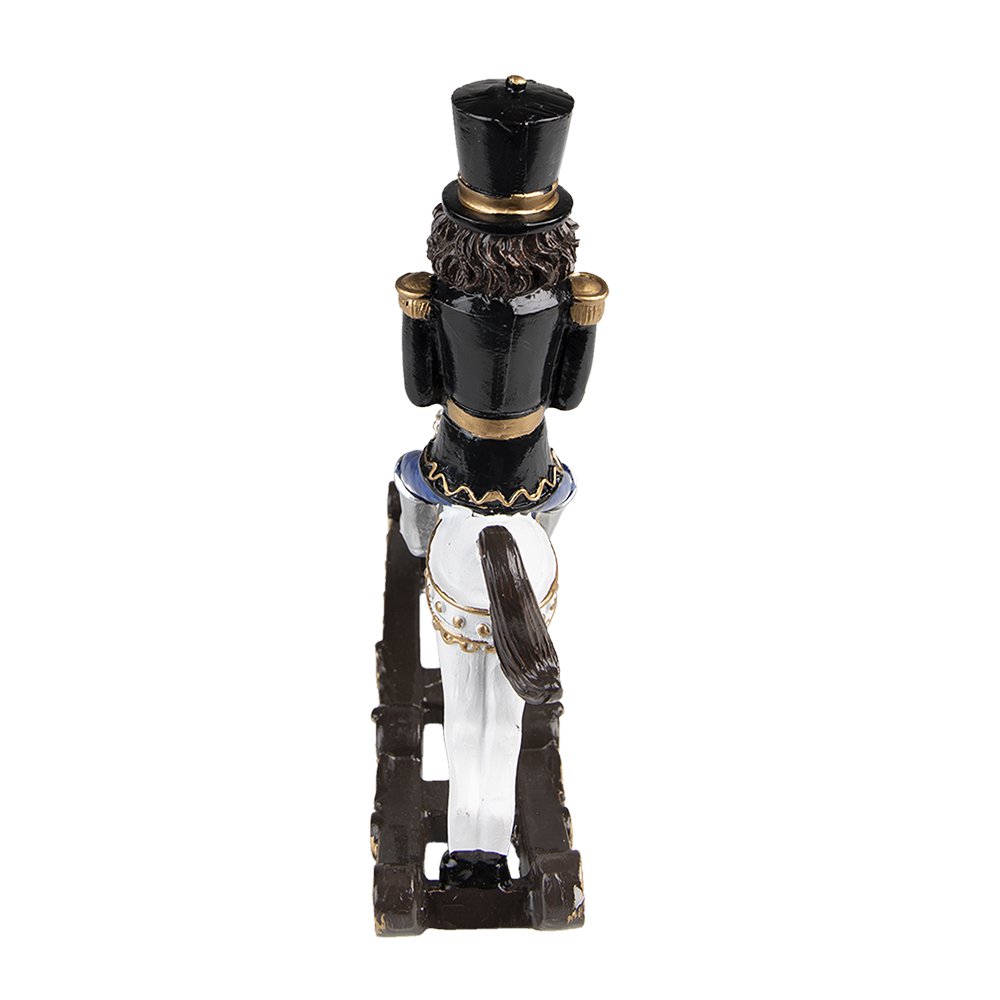 Kerstdecoratie Notenkraker 18 cm Zwart Kunststof