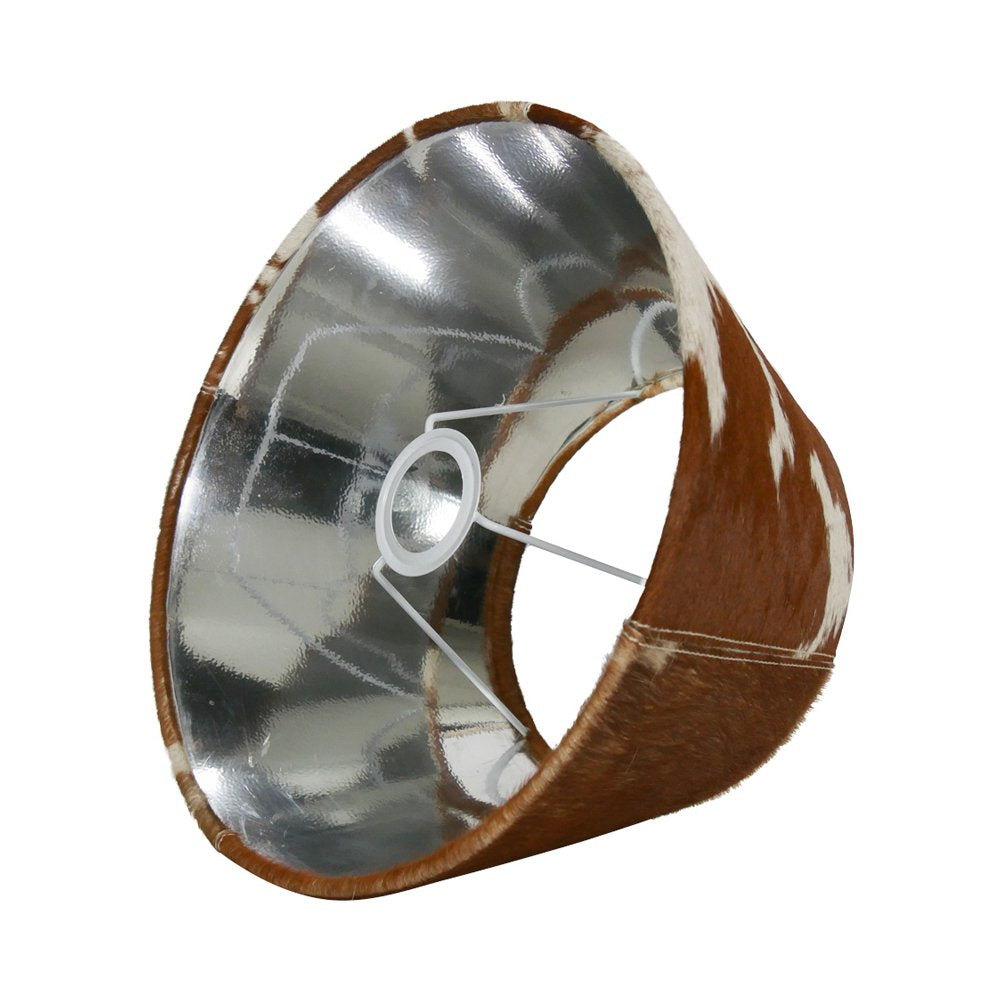 Lampenkap koe bruin/wit 30cm