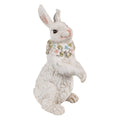 Beeld Konijn 20 cm Wit Polyresin Paasdecoratie