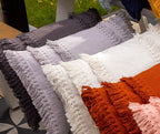 Nederlands decor Fara - Cushion 40x60 cm Micro Chip - Gray