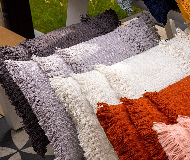 Nederlands decor Fara - Cushion 40x60 cm Micro Chip - Gray